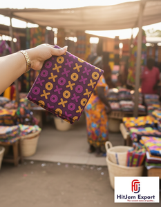 Tissu en coton imprimé Ankara africain pour la mode féminine élégante et les projets de couture créatifs au Cameroun - Product Image 4