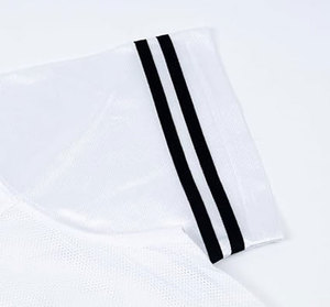 Wholesale V-Neck Short Sleeve Football Jersey Breathable Mesh Polyester Unisex Adult Regular Fit Solid Color Sport Apparel - Product Image 3