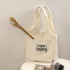 Eco Friendly Cotton Vintage Fashion Hobo <b>Bag</b> Reusable <b>Shoulder</b> Tote <b>Bag</b> Custom Logo Canvas <b>Slouch</b> <b>Bag</b> for Women Wholesale - Product Image 2