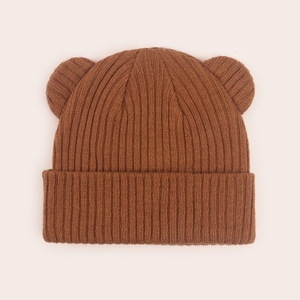 <b>Crown</b> Knit Unisex Beanie Hat Sculpted Pattern Winter Cap Warm Soft Stretch Casual Outdoor Travel Streetwear Cold Weather Fashion - Product Image 1