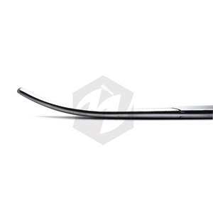 Pincettes hémostatiques courbées Peanut Rochester 12 pouces en acier inoxydable, instrument manuel pour les procédures de serrage hémostatique Standard-MOL - Product Image 4