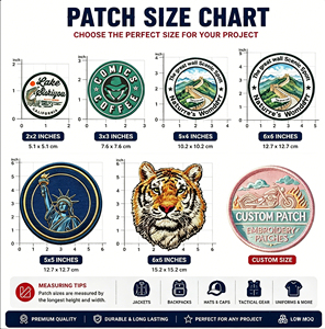 Parches Tejidos Impresos de Diseño Personalizado con Borde Merrow, Accesorios para Prendas, Parches Tejidos Personalizados de Calidad Premium a Granel para Coser - Product Image 6