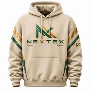 Sudadera con Capucha Personalizada para Hombre, Manga Larga, Diseño Gráfico en Bloques de Color, con Bolsillo Canguro - Product Image 5