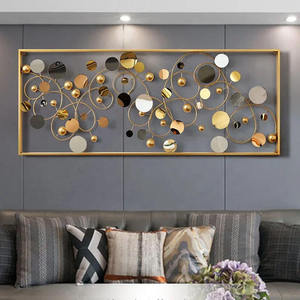 Luxury Metal Leaf <b>Wall</b> Art Modern Botanical Iron <b>Wall</b> <b>Decor</b> <b>Large</b> Decorative <b>Wall</b> Hanging for Living Room Hotel Office - Product Image 2