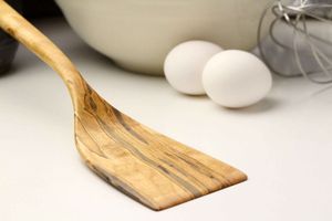 Ensemble d'ustensiles de cuisine en bois, ustensiles de cuisson en bois avec support, cuillères pour la cuisine, en bois de teck et d'acacia naturel - Product Image 3