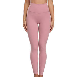 Leggings Deportivos para Mujer, Nueva Llegada, Alta Calidad, Spandex/Poliéster, Sólidos, Casuales, Antibacterianos, Sin Costuras, para Ejercicio y Fitness de Invierno - Product Image 1