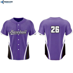 Sublimation <b>Baseball</b> Jersey Custom Team Wear Quick Dry Sports Apparel - Product Image 3