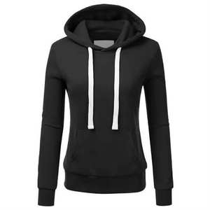 Sudadera con Capucha para Mujer, Personalizable con Logotipo, de Algodón y Felpa, Estilo Deportivo, Venta Caliente - Product Image 3