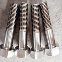 Baut Kepala Heksagonal Turbin Inconel 625 Ukuran Besar M24-M56 yang Disesuaikan dengan Motor untuk Pembangkit Listrik Tenaga Panas