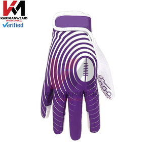 Gants rembourrés pour linemen de football américain, logo personnalisé, protection professionnelle contre les chocs, équipement d'entraînement haute adhérence, vente en gros usine - Product Image 6