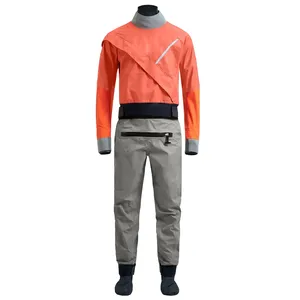 ZENORY Customization 3-Layer Waterproof Breathable Windproof <b>Quick</b>-Dry Rowing Dry Suit Men's Crew Neck Long Sleeve Neoprene All - Product Image 3