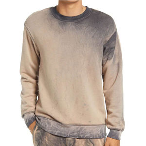 เสื้อสเวตเชิ้ตผู้ชายสีซีดแบบวินเทจ คอวี ผ้าฝ้ายพรีเมียม สไตล์สตรีทแวร์ลำลอง แฟชั่นทันสมัย - Product Image 3