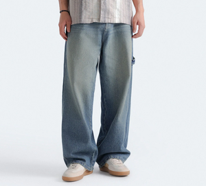 Men's Women's Light Multiple Color Loose Fit <b>Denim</b> Jeans Casual Washed Wide Leg Style Summer Wear <b>Denim</b> <b>Jacket</b> Pant Baggy Styles - Product Image 6