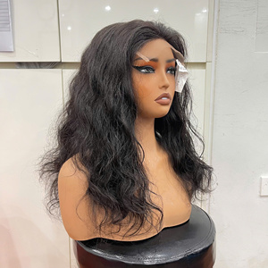 Perruque Body Wave noire, extensions de cheveux lisses, cheveux humains Remy du Vietnam - Product Image 1