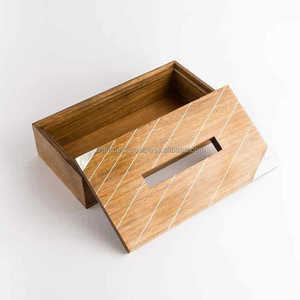 Organizador de Servilletas con Incrustaciones de Nácar Hecho a Mano, Logotipo Personalizado, Diseño Ecológico y Duradero para Decoración del Hogar, Hotel o Restaurante - Product Image 1