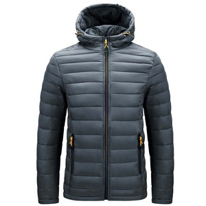Custom Logo Mens Puffer Jacket Winter Warm Stand Collar Front Design Windproof <b>Bubble</b> <b>Coat</b> Wholesale - Product Image 5