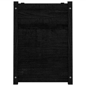 Maceta Grande de Madera de Pino Negro Sólido para Jardín, Macetas y Jardineras Premium - Product Image 4