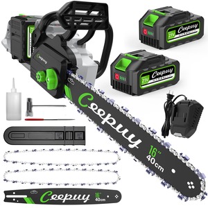 Kit de tronçonneuse à chaîne BL 40V HP 18 pouces avec batterie HP 5,0 Ah et chargeur rapide 5A - Product Image 1