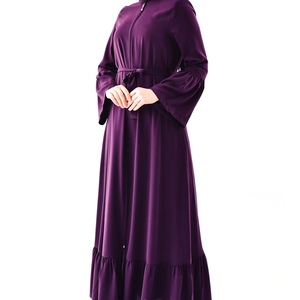 Vestido Abaya Islámico Suave y Cómodo para Mujer, Manga Larga, Túnica Modesta para Viajes, Trabajo y Oración - Product Image 5