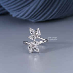 Anillo de Moissanita de Lujo con Corte de Pera para Mujer, Plata de Ley S925, Joyería de Compromiso y Boda, Chapado en Oro Rosa, 2.09ct - Product Image 2