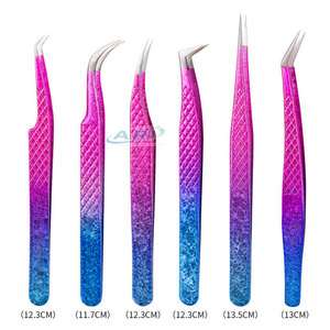 Pincettes à pointe en fibre, en acier inoxydable, antistatiques, outils de précision pour l'artisanat et la modélisation, pincettes à pointe fine en fibre - Product Image 4