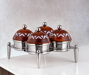 Moderno y Lujoso Soporte de Aluminio para Servir Frutas Secas, Apto para Lavavajillas, para Ramadán, Majlis, Mesa de Hospitalidad - Product Image 4