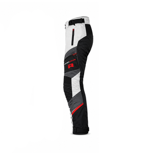 Pantalon de moto isolé pour usage extérieur avec tissu résistant, finition imperméable, coutures renforcées, protections de genoux amovibles - Product Image 2