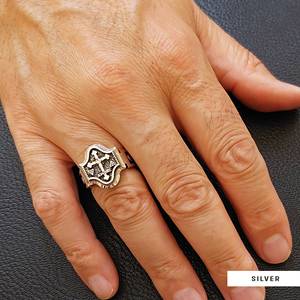 Bague BOJ RCJ 001 personnalisée en argent et diamant, bague de diplôme universitaire unisexe, cadeau pour les occasions de fête, prix bas - Product Image 6