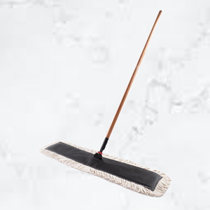 KSR <b>Flat</b> Dust <b>Mop</b> Head Cut End Cotton Fringe PSEC Backing Eco-friendly Heavy Duty Industrial Floor Cleaning Pad Commercial Home - Product Image 2