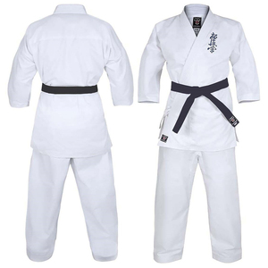 Uniforme de Karate Rosa 100% Algodón 160g, Unisex para Adultos, Corte Holgado, de una Pieza, para Artes Marciales, con Cinturón Negro y Logotipo en la Parte Trasera del Cuello, Disponible en Stock - Product Image 5