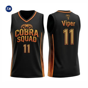 Camiseta de Baloncesto Personalizada con Nombre de Equipo, Transpirable, de Secado Rápido, Antibacteriana, Diseño sin Mangas, Unisex, Verano, 100% Poliéster - Product Image 3