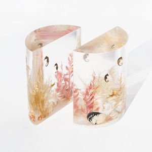 Luxury Resin Bookends Handmade Artistic Book Support for Home Office Bookshelf Decoration and Gift Collection - Product Image 4
