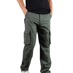 Nouveau pantalon cargo baggy de ski style urbain, taille élastique, imperméable, couleur unie, coupe ample, streetwear hip-hop - Product Image 1