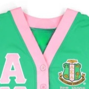 Cardigan Varsity Vert Rose Personnalisé à Manches Longues avec Paillettes, Boutons sur le Devant, Col en V et Bordure Côtelée – Vêtement d'extérieur Tendance pour Équipes - Product Image 2