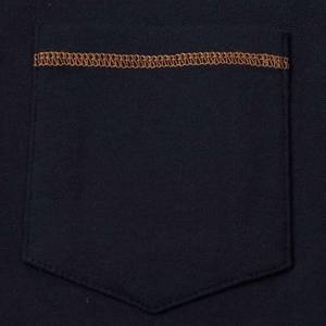 Polo homme de luxe style bureau, coupe classique, poche poitrine, boutons, pour tenue de bureau. - Product Image 5