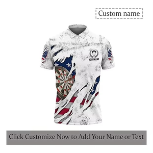 Cheap Uniform Custom Quick Dry Sublimation Men Jerseys Professional Sportswear <b>Darts</b> Wear Polyester <b>Dart</b> Shirts - Product Image 2