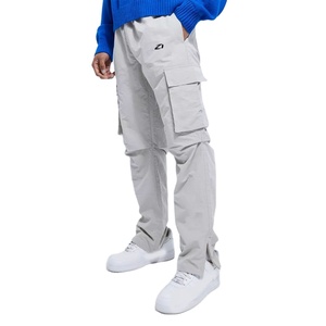 Pantalon cargo léger en nylon pour homme, coupe droite, multi-poches, ourlet ajustable, fabrication sur mesure, directement de l'usine - Product Image 1