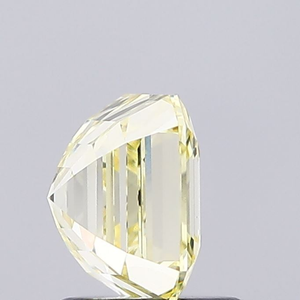 Pierre précieuse en vrac, étincelante, exquise, de luxe, pour la joaillerie fine, diamant de laboratoire de couleur jaune intense, taille émeraude, fantaisie, certifié CVD - Product Image 2