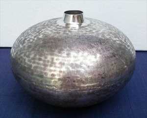 Handmade Stainless Steel Tabletop <b>Vase</b> Industrial Design <b>Decorative</b> Metal <b>Vase</b> for Home Interior - Product Image 1