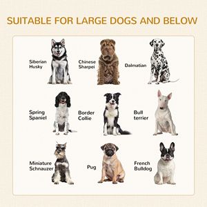 Mobile per Cani da 37 Pollici Bianco con Cuscino Impermeabile e Doppie Porte per Cani di Taglia Grande, Utilizzabile Come Gabbia o Tavolino - Product Image 4