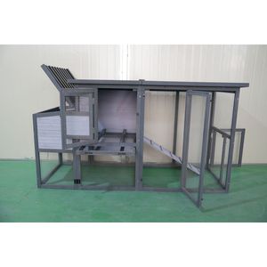 Pollaio Grande da 79 Pollici con Tetto Apribile in Asfalto Resistente alle Intemperie, Gabbia Esterna in Legno per Animali con Posatoi Migliorati e Nido - Product Image 5