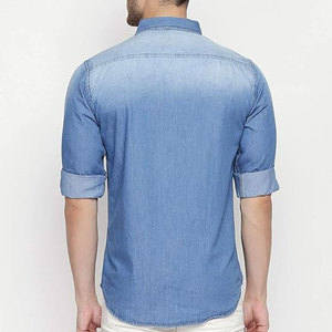 Hot Sale Comfortable Everyday <b>Jeans</b> Shirt With <b>Soft</b> Feel And Flexible Design Stylish <b>Jeans</b> Shirt - Product Image 2