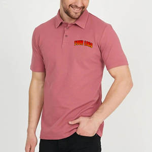 Vêtements de golf à manches courtes pour l'été, polo 100% coton, t-shirt polo personnalisé, vêtements pour hommes - Product Image 1