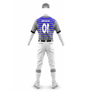 Dernier design, vente chaude, uniforme de baseball, fabricant, service OEM, uniforme de joueur de club, nom et numéros imprimés, uniforme de softball - Product Image 6