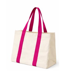 Grand sac fourre-tout en toile de coton écologique pour la plage, les cadeaux et le shopping, avec votre magnifique logo - Product Image 1