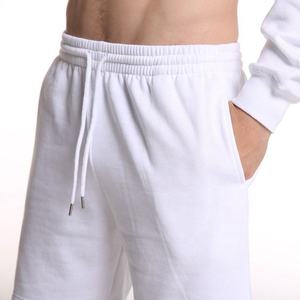 Men's White Hooded <b>Tracksuit</b> Set Cotton Casual Shorts Full Sleeve Summer Solid Color Good Quality Tracksuir For Man - Product Image 5
