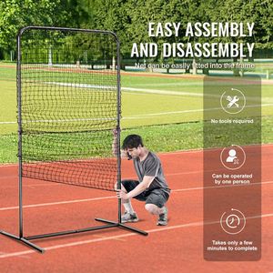Gabbia da Battuta Portatile 7x4 piedi con Schermo a I per Baseball e Softball, Protezione di Sicurezza per il Corpo, Borsa per il Trasporto Inclusa - Product Image 6