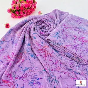 Tissu en velours imprimé sur mesure avec feuille métallisée, vêtements de mode de luxe, tissus d'ameublement, fabricant de textiles personnalisés OEM ODM - Product Image 3