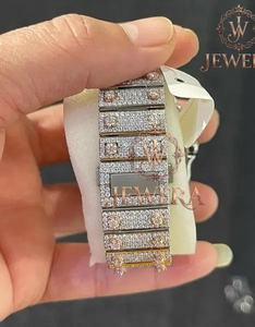 Mossinate Luxury Stainless Steel Gold and Silver Diamond <b>Watch</b> Elegant Timepiece with Genuine Diamonds <b>for</b> Men and Women - Product Image 3