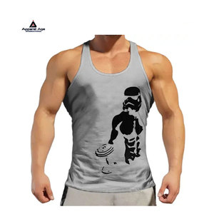 <b>Men</b> <b>Singlets</b> Plus Size Hip Hop Y-Back Sleeveless Muscle Vest Knitted Print 2024 High Quality Body Building - Product Image 1
